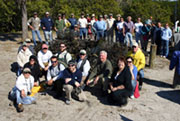Volunteers gather around traps removed in Tampa Bay