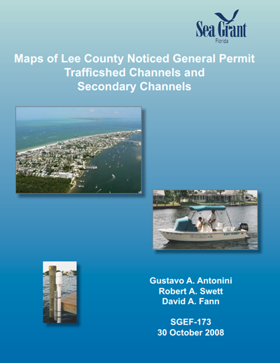 maps of lee county noticed general permit trafficshed channels and secondary channels