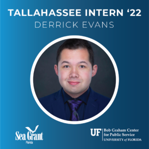 Derrick Evans, Florida Sea Grant Tallahassee Intern 2022